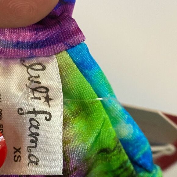 Luli Fama Groovy Baby Twist Bandeau Bikini Top NWT - Picture 7 of 9